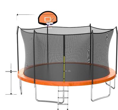 China Stainless Steel Manufacturer Trampoline Produces Outdoor Safety Round Fitness Trampoline for sale