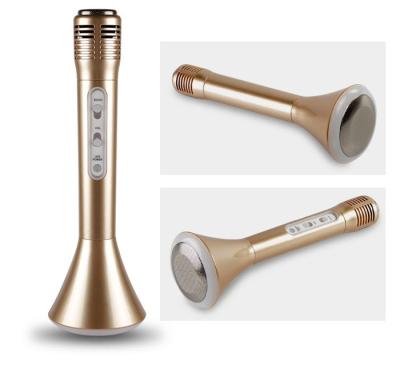 China Gold Karaoke Singing Microphone usb for iphone, usb microphone for sale