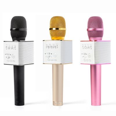 China Bluetooth microphone, q7 Q9  rose gold color cheap wireless microphone bluetooth for sale