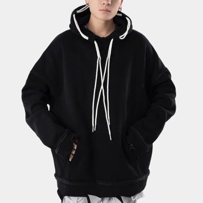 China Customized Drawstring Graphics Oversized Hoodies Unisex Anti-Shrink Cotton Print Heavy Hoodies For Men for sale