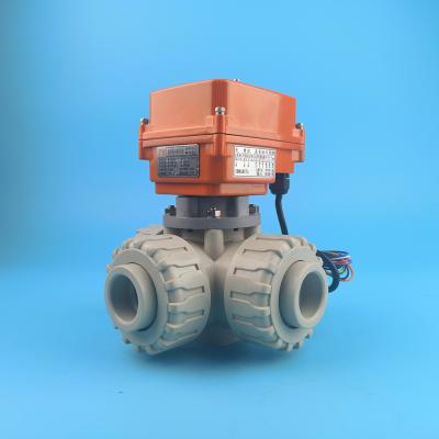 China General Flange PPH Ball Valve Ballvalve With Electric Actuator for sale