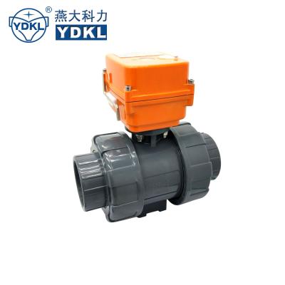 China General 12v water air electric gas fuel cut motorized ball valve for sale