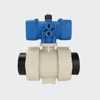 China General DN50 Motorized PVC Ball Valve for sale