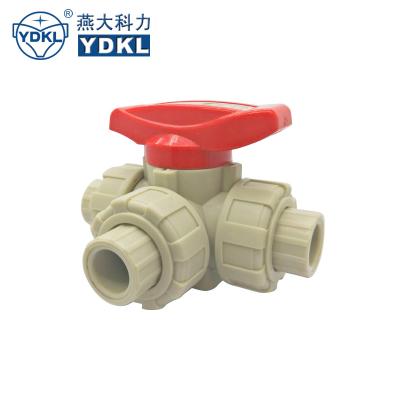 China True thread or plug general union 3 way pph valve for sale