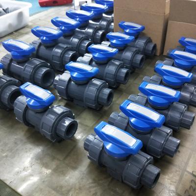 China Best Price 4 Inch 110mm PVC Ball Valve General Hot Water Ball Valve Plastic Valve 4 Inch for sale