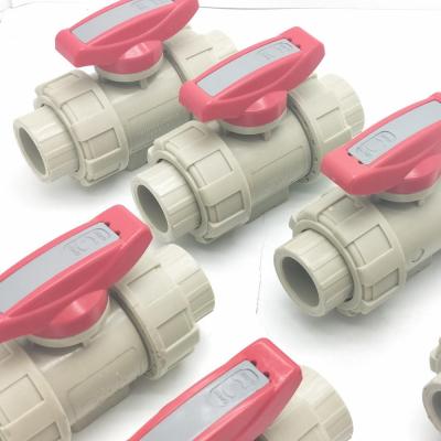 China General 2 Inch 90mm PVC Plastic Threaded Ball Valve for sale