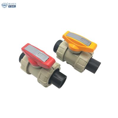 China general economical cpvc /upvc/pvc/ppr ball valve 3/4 dn20 PN16/25 110mm for sale