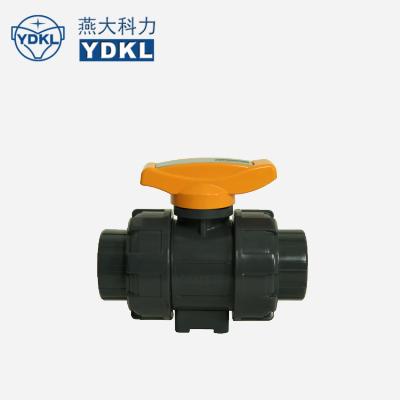 China 2019 Genuine General 2 New 4 Inch 40mm 50mm PVC Union Ball Plastic Double TU Valve for sale