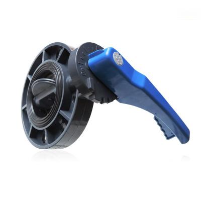 China General pvc dn50 butterfly valve hot sale for sale