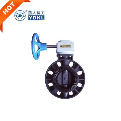 China General high quality butterfly valve with gearbox for sale