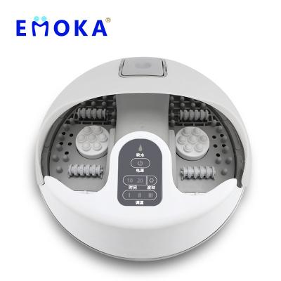 China Emoka Foot Massager Health Protection Instrument Roller Blood Circulation Luxury Mini Portable Foot Massager Machine for sale