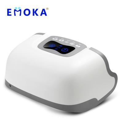 China Knee Massager for Arthritis EMOKA Xiamen Factory OEM 12v Electric Air Compression Knee Massager Vibrating Heating Cordless Infrared Machine for sale