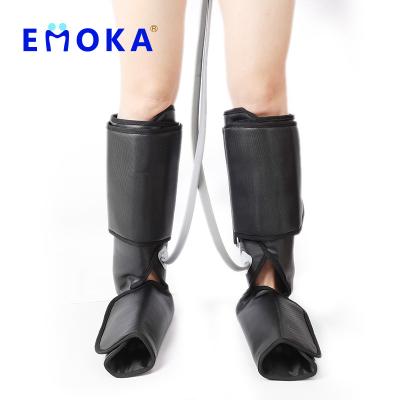 China Factory Price Black Foot and Leg Massager Circulation Knee Heat Calf and Thigh Massager for sale