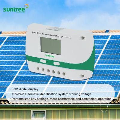 China Solar System Controller Price China PWM 12v/24v/48v Automatic Solar Charger Controller 10A/20A/30A/40A/50A/60A Good for sale