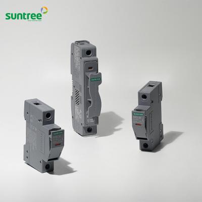 China Solar Low Voltage Fuse Cutout 1100V DC PV Fuse Holders Waterproof For Max 10*38mm PV Fuse Holder Fuse Box for sale