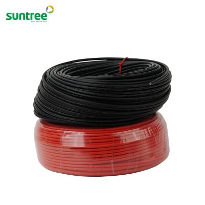 China New Industrial PV DC Wire Red Solar Power Cable 2 Core 4mm2 Solar Power Cable for sale