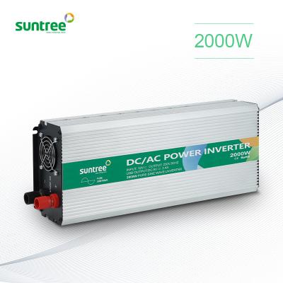 China Home Appliance Portable Home Appliance Inverter 2000w Solar Pure Sine Wave 12v 220v for sale