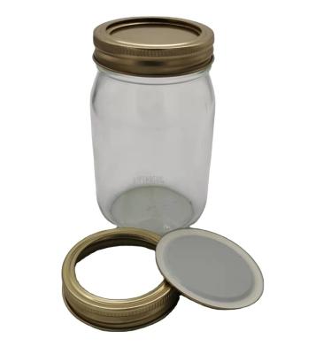 China Do Not Overflow Mouth Mason Jar Metal Silver Gold Airtight Lid 70 86Mm Wide For Canning Trim Aluminum Cover for sale