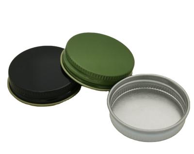 China Do not overflow custom aluminum lid for bottle and jar food grade aluminum lid metal screw cover cap for sale