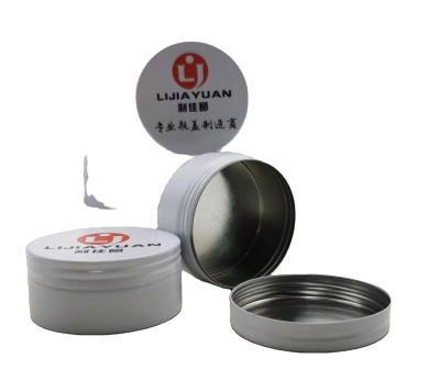 China Packing Custom Printed Round Aluminum Cosmetic Ointment Container Tin Box Tin Can for sale