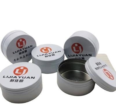 China Packing Custom Printed Round Aluminum Cosmetic Ointment Container Tin Box Tin Can for sale