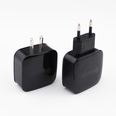 China Mobile Phone Tablet PC MP3 GPS Charging 3.0 USB Charger 18W QC3.0 Quick Fast QC Turbo Charger For iPhone Xiaomi Huawei Wall Mobile Phone Charger for sale