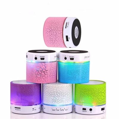 China Phone Function Mini Portable Speakers Wireless Outdoor Wireless Speaker Custom Logo With LED Lamp for sale