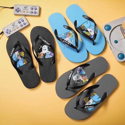 China Factory Hot Sales Breathable High Quality Mens Beach Slippers Foam Rubber Outdoor Flip Flops Slippers for sale