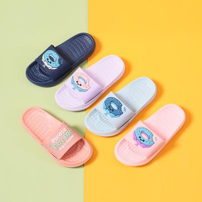 China Custom Lightweight PVC Cartoon Cheap Outdoor Slippers Kids Cute Slipper Cartoon Slipper For Kids for sale