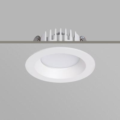 China Industrial round 8w 12w led ceiling light dali black white aluminum dimmable ip65 led recessed smd downlight for sale