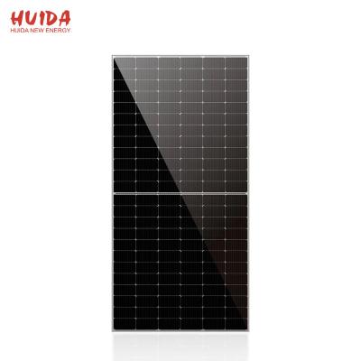 China New Product Solar Power System HUIDA Half 182mm PERC Mono Cell Solar Cell 415W 550watt 400W 450W 500W Solar Panels For Solar Power System For Home for sale