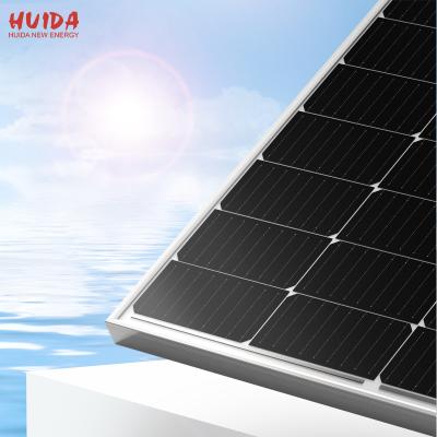 China High Quality Solar Power System HUIDA 545watt 400W 450W 500W 540W 550W Half Cell Solar Panel 182mm Mono Cell PERC For On Grid Solar Power System for sale