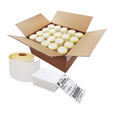 China Barcode Printer Thermal Transfer Labels Jumbo Roll Water Proof Adhesive Paper for sale