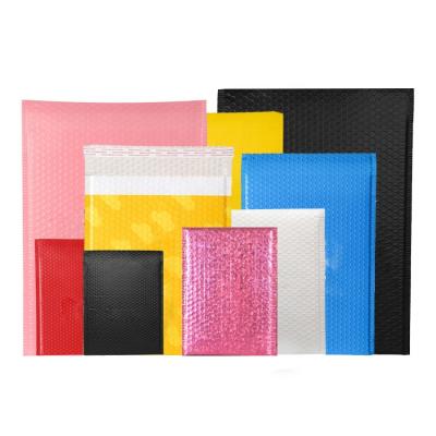 Китай Custom Padded Envelope Printed Shipping Packaging Matte Pink Bubble Mailers With Logo продается