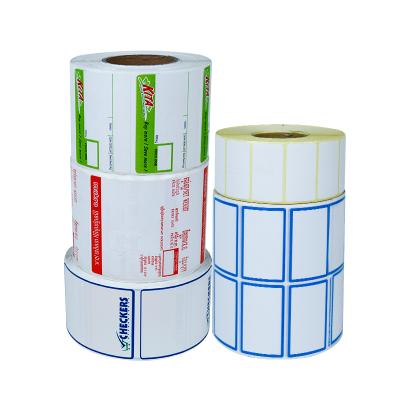 China China Custom Size Blank Sticker 4x6 Thermal Shipping Label Direct Thermal Label Sticker for sale