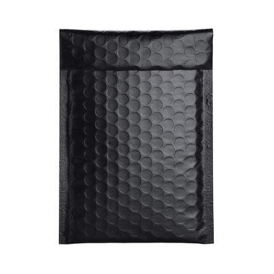 China Poly Mailers with Bubble Padded Envelope Printed Black Small Large Bubble Mailers With Logo for sale