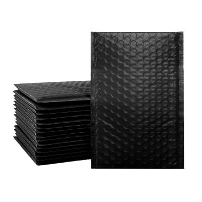 Китай Padded Bubble Mailer Bags Envelope Custom Printed Matte Black Bubble Packaging продается