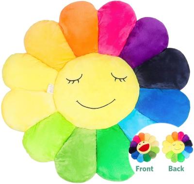 China Gift Sun Flower Plush Pillow Stuffed Toy Office Cushion Pillow Plush Toys for sale