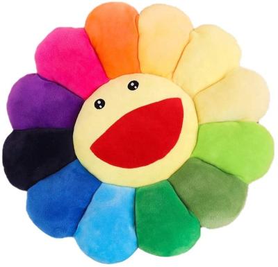 China Gift Sun Flower Plush Pillow Stuffed Toy Office Cushion Pillow Plush Toys for sale