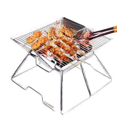 China Wholesale BBQ Portable Grill Stainless Steel Collapsible BBQ Grill For Outdoor for sale