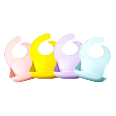 China Sustainable Manufacturers Provide Certificated Quality Assurance Health Silicone Baby Bibs for sale