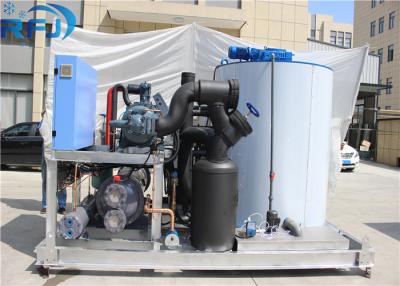 China 10 Tons Industrial Flake Ice Making Machine R22 / R404A Refrigerant New Condition for sale