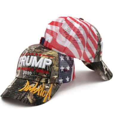 China JOINT Campaign Make America Great Trump President Hat Newest Trump 2020 Baseball Mesh Cap for sale