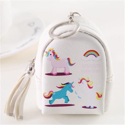 China Cartoon Fashion Cute Little Kawaii Unicorn Coin Purses Women Wallets Card Holder Purses For Girls Ladies Purse Kids Children for sale