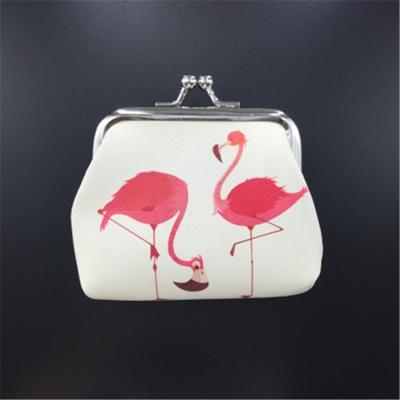 China 2019 Fashion Flamingo Pattern Purse Women's Wallet Holder PU Coin Purse Clutch Purse Bag Girls Card Holder Small for sale