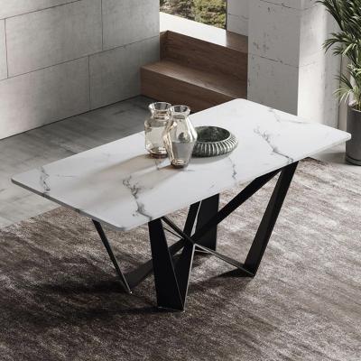 China Other Modern Rectangular Dining Table And Chair Set Restaurant Tables With Cheap Chairs Dining Furniture Designs On Sale for sale