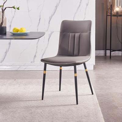 China Other modern leather dining chair dining room chair and chairs cafe set wholesale 6 seater furniture hotel restaurant cheap for sale