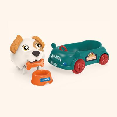 China Kids Sound Activated Dog Mini Doggie Car Toys Pet Care Toy Simulated Feeding Game HC551217 97x35x97cm for sale