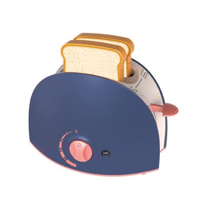 China Mini Plastic Bread Maker Toys Plastic Electric Toaster with Music Lights Bread Machine Toy HC547163 for sale