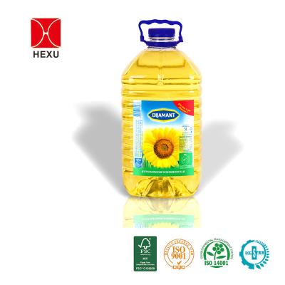 China Waterproof Private Sticker Labels For Edible Mix Oil Sunflower Seed Frying Oil Label Stickers for sale